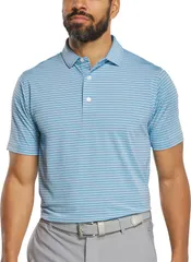 フットジョイ メンズ トップス ポロシャツ FootJoy Mens Gamer Pique Golf Polo Blue ブルーのサムネイル