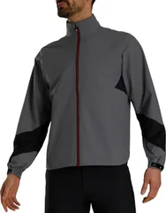 フットジョイ メンズ アウター ジャケット・ブルゾン FootJoy Mens Hydrolite X Golf Jacket CharcoalBlack ブラックのサムネイル