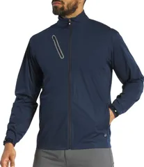 フットジョイ メンズ アウター ジャケット・ブルゾン ニット FootJoy Mens HydroKnit Golf Rain Jacket Navy ネイビーのサムネイル