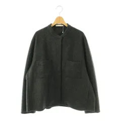 アイシービー iCB 25AW ウーレットシャギー ブルゾン ノーカラージャケット XL グレー KKCMGW0602 /KUのサムネイル