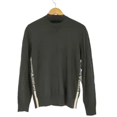 エンポリオアルマーニ EMPORIO ARMANI サイドライン 前Vガゼット プルオーバー ニット セーター レディース import：XS のサムネイル