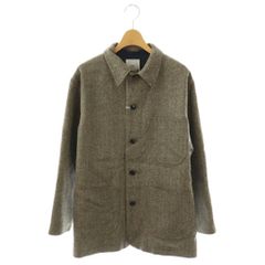 2022AW】 IENAイエナ ノンミュールジングウールリバーコート ブラウン