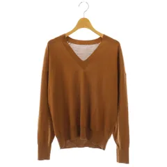 アパルトモン ドゥーズィエムクラス L'Appartement DEUXIEME CLASSE 24AW WISH High Gauge V Neck Pullover ニット カットソー 長袖 ウール ブラウン /DO ■OSのサムネイル