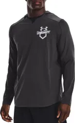 アンダーアーマー メンズ アウター ジャケット・ブルゾン フーデッドジャケット Under Armour Mens Cage Hooded Jacket Jet GrayWhite ホワイト