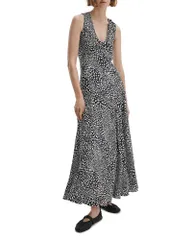 ラグアンドボーン レディース トップス ワンピース プリント rag bone Sinead Printedress Black Leopard ブラックのサムネイル