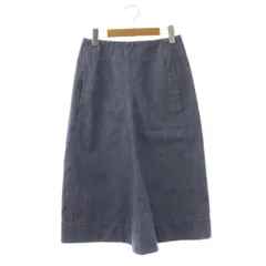 ルメール LEMAIRE デニムフレアスカート ロング 36 紺 ネイビー /SS ■OSのサムネイル