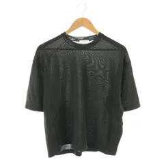 エイトン ATON 25SS WASHI KNIT クルーネックセーター ニット 五分袖 2 チャコールグレー KRAGGM0406 /NR ■OSのサムネイル