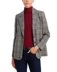 アリスアンドオリビア レディース アウター ジャケット・ブルゾン ブレザー Alice and Olivia Michael Boxy Single Breasted Blazer Black ブラッのサムネイル