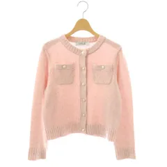 ルルウィルビー Loulou Willoughby 25AW GRAINY ラメカーディガン ニット 2 ミックスピンク /ES ■OSのサムネイル