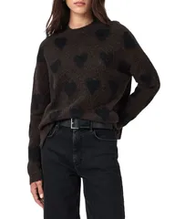 オールセインツ レディース アウター ニット・セーター ALLSAINTS Amora Sweater Oxblood Red レッドのサムネイル