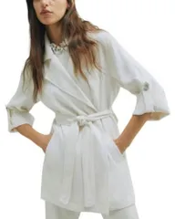 マレーラ レディース アウター コート Marellampada Duster Coat Wool White ホワイトのサムネイル