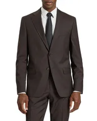 テッドベーカー レディース アウター ジャケット・ブルゾン ジャケット Ted Baker Wright Twill Modern Fit Suit Jacket Brown ブラウンのサムネイル