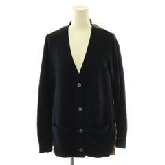 サカイ sacai バックプリーツ カーディガン ニット 長袖 2 ネイビー