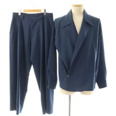 極美品 marka ウール セットアップ 日本製 ダブルジャケット ネイビー