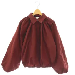 パトゥ PATOU 25AW リサイクルファイユ バブル ブラウス シャツ 34 ボルドー /DF ■OSのサムネイル