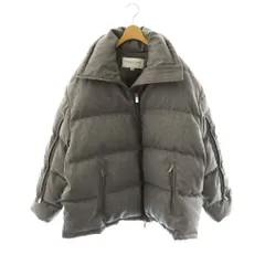 マイケルコース MICHAEL KORS COLLECTION ウールカシミヤハイネックダウンジャケット アウター S グレー /DF ■OSのサムネイル