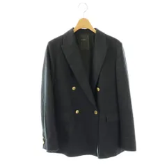ノーブル NOBLE 24AW ウールフラノピークドラペルジャケット テーラード ダブル 総裏地 40 グレー 24010240518040 /BB ■SHのサムネイル