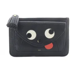 アニヤハインドマーチ ANYA HINDMARCH ZANY フラグメントケース ロゴ 紺のサムネイル
