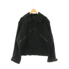 ワイズ Y's ヨウジヤマモト WOOL MOSSER PILOT JACKET ジャケット 2 ブラック /DO ■OSのサムネイル
