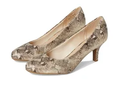 ライフストライド レディース シューズ ヒール LifeStride Parigi Pump Shoes Taupe Foiled Snake トープのサムネイル