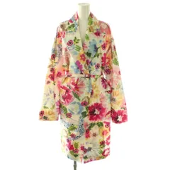 エスカーダ ESCADA シルクフラワーコート スプリングコート 36 マルチ