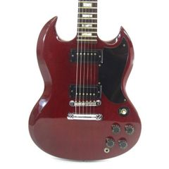 Edwards SGタイプ エレキギター チェリーレッド - メルカリ
