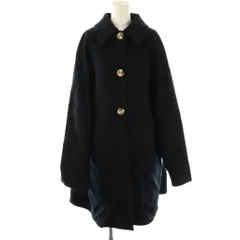 エンフォルド ENFOLD サンプル品 25AW NAPE SOUTIEN-COLLAR COAT コート ステンカラー アウター 38 ネイビー /CX ■OSのサムネイル