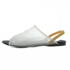 ザロウ THE ROW CLEAR MESH FLAT SANDAL サンダル フラット 37.5 アイボリー /YO33のサムネイル