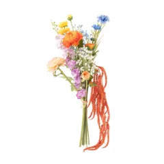 新品 Francfranc フランフラン ブーケ ラナンキュラスミックス オレンジ フェイクフラワー 造花 インテリア アートフラワーのサムネイル