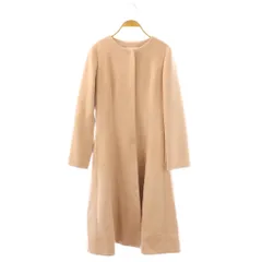 アベニールエトワール Aveniretoile 25AW ノーカラーウールフレアコート アウター 36 ライトピンク /CX ■OSのサムネイル