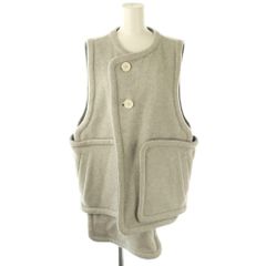 ENFOLD エンフォルド PLEATS TWO-WAY VEST グレー ENFOLD（エンフォルド）PLEATS TWO-WAY VEST ベスト - メルカリ