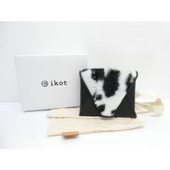 未使用◇ikot◇イコット◇2つ折財布◇本革レザー◇BLACK - メルカリ