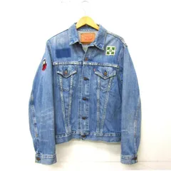 Levi's リーバイス 90S 70505-0217 4TH フォース バレンシア工場 デニムジャケット BIGE ボタン裏555 サイズ：44★FG7847