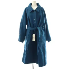 アメリヴィンテージ Ameri VINTAGE アメリ AMERI SOFT WOOL BAL COLLAR COAT バルカラーコート アウター ロング S ブルー /DF ■OSのサムネイル