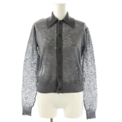 オーラリー AURALEE 25AW A25AC01FG KID MOHAIR SHEER KNIT SHIRT CARDIGAN カーディガン ニット モヘヤ 0 チャコールグレー /ES ■OSのサムネイル