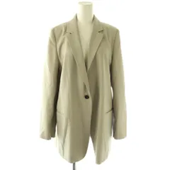 Lisiere L'Appartement リジェール アパルトモン FEMME 25SS Twill Slit Jacket テーラードジャケット ロング丈 グレージュ /ES ■OSのサムネイル