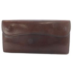 箱付】WILDSWANS シェルコードバン ウェイブ 長財布 インテンスブルー