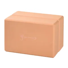新品 ヨガワークス ヨガブロックA 2個セット yogaworks ヨガ ピラティス トレーニング ブロック プロップス 高密度 EVA 軽量 (ミルクオレンジ ブロックA)のサムネイル