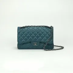 シャネル CHANEL マトラッセ マトラッセ30 デカマトラッセ デカマト バッグ ショルダーバッグ ラムスキン ブルー Blue 青 シルバー金具 チェーンショルダーバッグ ココマーク