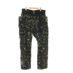 サカイ sacai Floral Print Corduroy Pants コーデュロイパンツ ストレート 総柄 2 ネイビー マルチカラー 25-03765M /DO ■OS ■SHのサムネイル