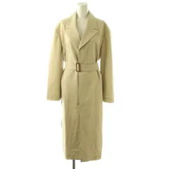 オーラリー AURALEE 24SS HARD TWIST WOOL TWILL CHESTERFIELD COAT スプリングコート ロング 0 クリーム色 A24SC02WG /DF ■OSのサムネイル