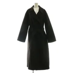 ドゥーズィエムクラス DEUXIEME CLASSE 25AW graceful lady Coat チェスターコート ガウン ウエストベルト ダークブラウン /AQ ■OSのサムネイル