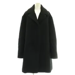 ジルサンダー JIL SANDER モヘヤ ウール オーバーサイズコート チェスター アウター 32 ブラック /CX ■OSのサムネイル
