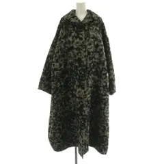 ミナペルホネン mina perhonen 24AW piuma コート アウター ロング ウール 38 グレージュ 黒 ブラック aca6789 /NR ■OSのサムネイル