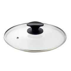 Brand new Aimedia glass lid for pots and pans. Kitchenware, kitchen tools, kitchen supplies, cooking utensils, cooking equipment.