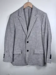 DKNY グレー CHECK ユニセックス ジャケット 3(S)のサムネイル