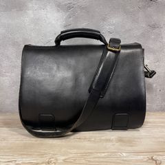 希少】ヘルツ ビジネスバッグ 2way A4収納可 ブラック オールレザー