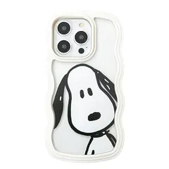 iPhone 14 用 ケース スヌーピー iphone 13 用 クリアケース 透明 TPU 保護カバー 人気 おしゃれ スマホケース キャラクター バンパー レンズ保護 アイフォン13／14 用 A 1