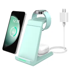 3in1 ワイヤレス充電器 NANAMI ギャラクシー専用 置くだけ充電 スタンド 急速 ギャラクシーウォッチ対応 1