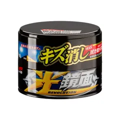 ソフト99(SOFT99) ワックス WAX 光鏡面WAX ダークブラック車用 自動車塗装面のキズ消し、保護及びつや出し用 クロス 00420 0のサムネイル